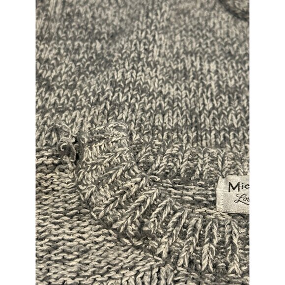 Vintage Michael Jordan By Lowell Dreyfus Grey Knit Sweater Size L - Picture 7 of 8